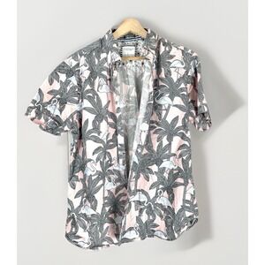 Cactusman Ricky Singh T Shirt Tropical Island Button Down Men's Size L